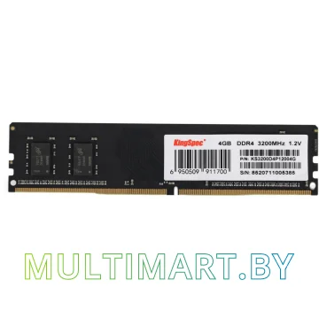 Оперативная память Kingspec 4GB DDR4 PC4-25600 (KS3200D4P12004G)